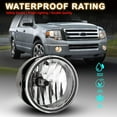 thumbnail image 6 of Pair Fog Lights for 2007-2014 Ford Expedition/2008-2011 Ford Ranger Driving Lamp, 6 of 6