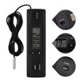 thumbnail image 4 of Electronic LCD Digital Temperature Meter  Probe Sensor Wired Refrigerator  Digital For Greenhouse, Garden, Cellar, Fridge, 4 of 8