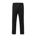 thumbnail image 4 of KKBOTIVE Mens Travel Pants Elastic Waist Denim Pants Warm Lined Bottoms Casual Loose Straight Leg Jeans Workwear Dress Pants ( Black Size: XXL ), 4 of 5