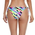 thumbnail image 6 of RELLECIGA Women's High Cut Brazilian Tie Side Bikini Bottom, 6 of 6