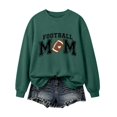 thumbnail image 4 of Football Mom Crewneck Sweatshirt Casual Pullover, 4 of 6