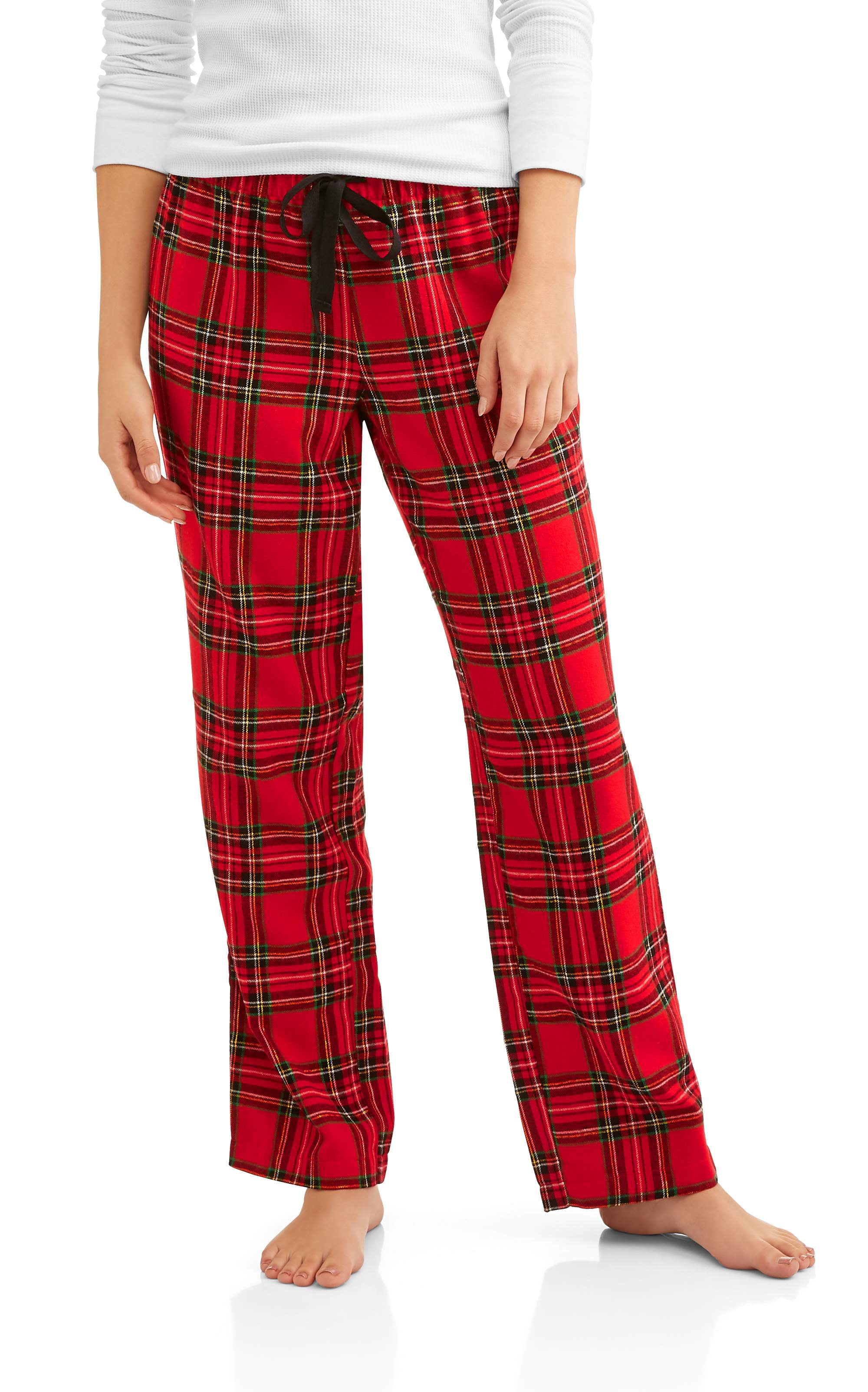 walmart women's flannel pajama pants