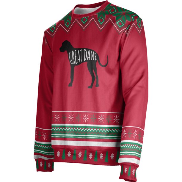 ProSphere ProSphere Men's Great Dane (Red) Ugly Holiday Festive