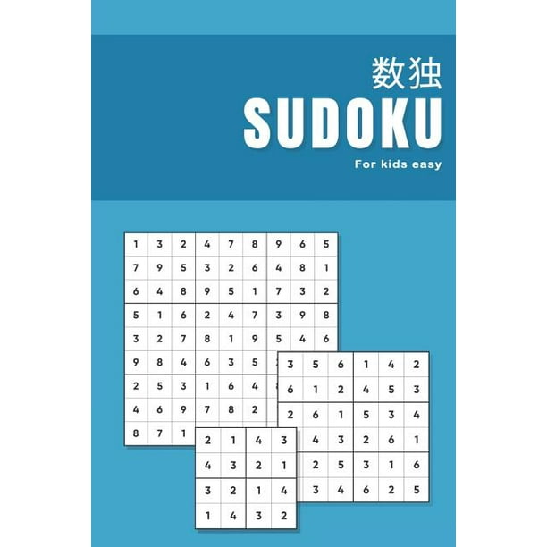 sudoku for kids easy ultimate puzzle book for beginners learning how to play sudoku progressive difficulty from easy to advanced 4x4 6x6 9x9 grids large print paperback walmart com
