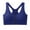 Blue, variant on XUNKUSGA Bralettes for Women High Impact Workout Sports Bras Fashion Zipper Front Closure Bra for Women High Support Solid Color Racerback Bras for Women