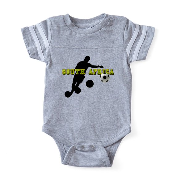 CafePress - South Africa Soccer - Cute Infant Baby Football Bodysuit