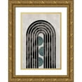 thumbnail image 1 of Artographie Studio 11x14 Gold Ornate Wood Framed with Double Matting Museum Art Print Titled - Green Arch Capsule, 1 of 4
