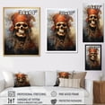 thumbnail image 4 of Designart "Hoist the Jolly Roger!" Pirate Floater Framed Canvas Print, 4 of 7