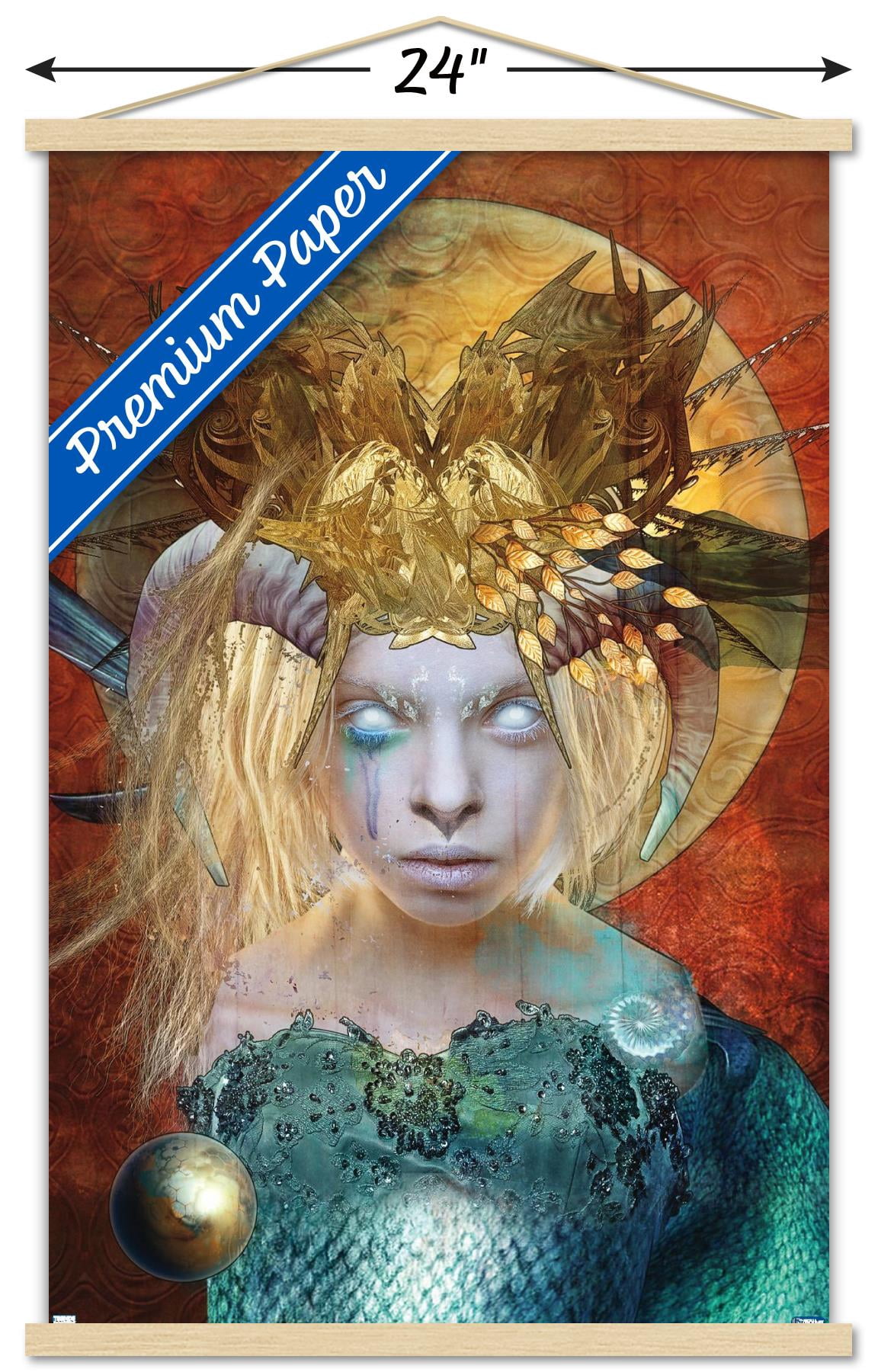 Jena DellaGrottaglia: Cosmic Zodiac - Capricorn Wall Poster with Magnetic Frame, 22.375" x 34"