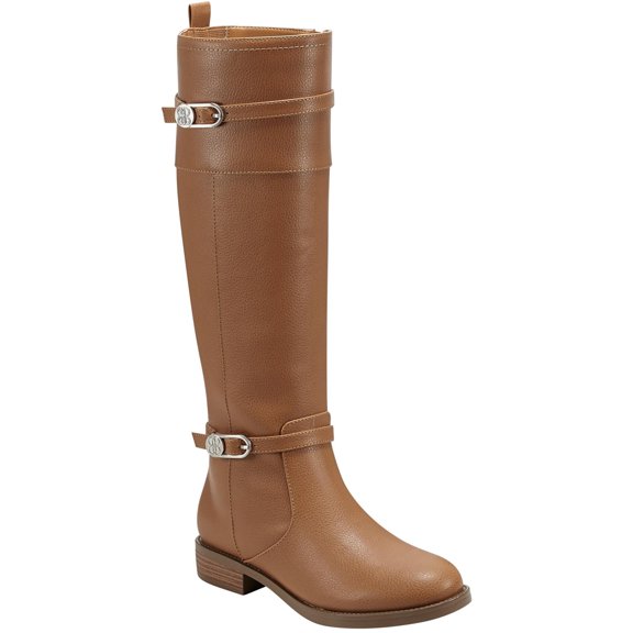 Bandolino Womens Rynn Faux Leather Tall Knee-High Boots