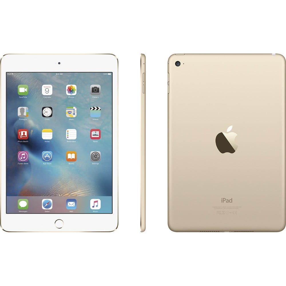 Restored Apple iPad Mini 4 128GB Gold Wi-Fi MK9Q2LL/A (Refurbished)