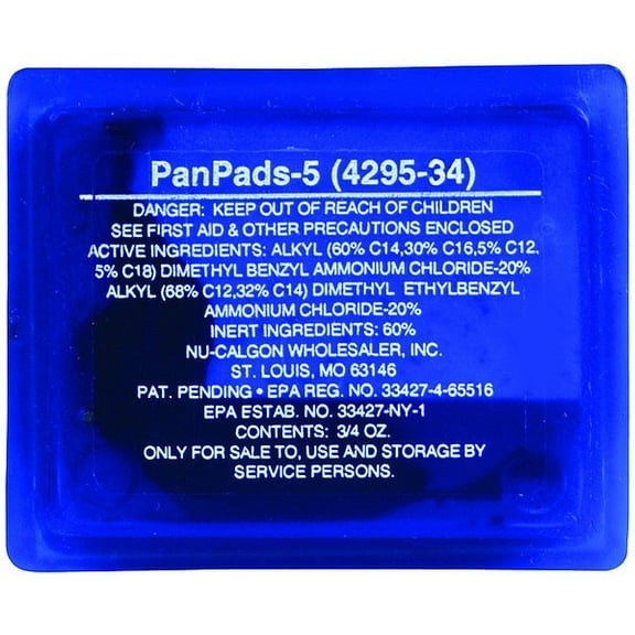 1PACK Nu-Calgon 4295-34 Condensate Pan Treatment, 5 t, Blue