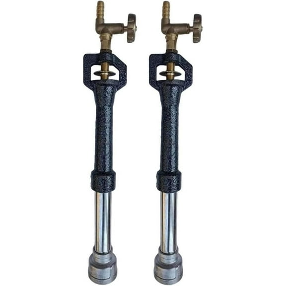 2 Set Propane Forge Burner with Air Choke, High Pressure Gas Burner Replacement for Foundry Furnace Blacksmithing Knife Making Forging