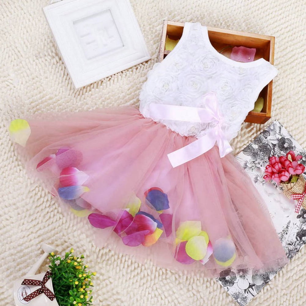 NWT Baby Girl Princess Ivory Pink Ballerina Dress 18 Mo