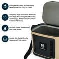 thumbnail image 4 of 28 Can Soft Cooler, Insulated Leak-Proof with Waterproof Zipper, Portable Ice Chest for Camping, Beach, Travel, Picnic, Fishing, 4 of 9