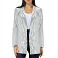 thumbnail image 1 of Veste Blazer à Sequins pour Femmes, Manteau Ouvert Décontracté, 1 of 5