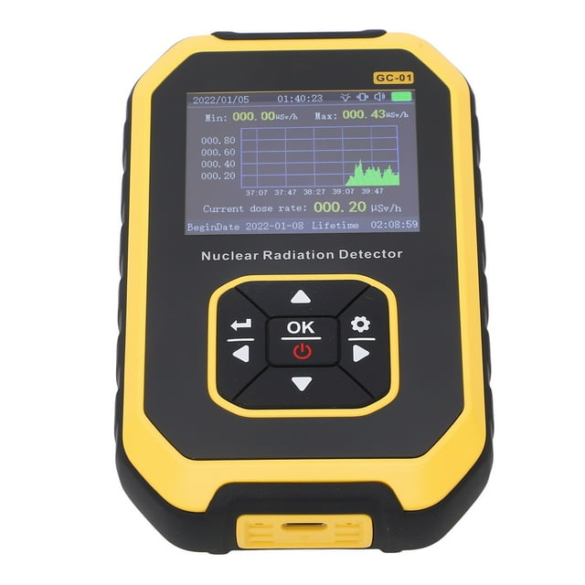 Medidor Digital De Detección Radiactiva ANGGREK Contador Geiger Compacto De Rayos X Con Cable USB