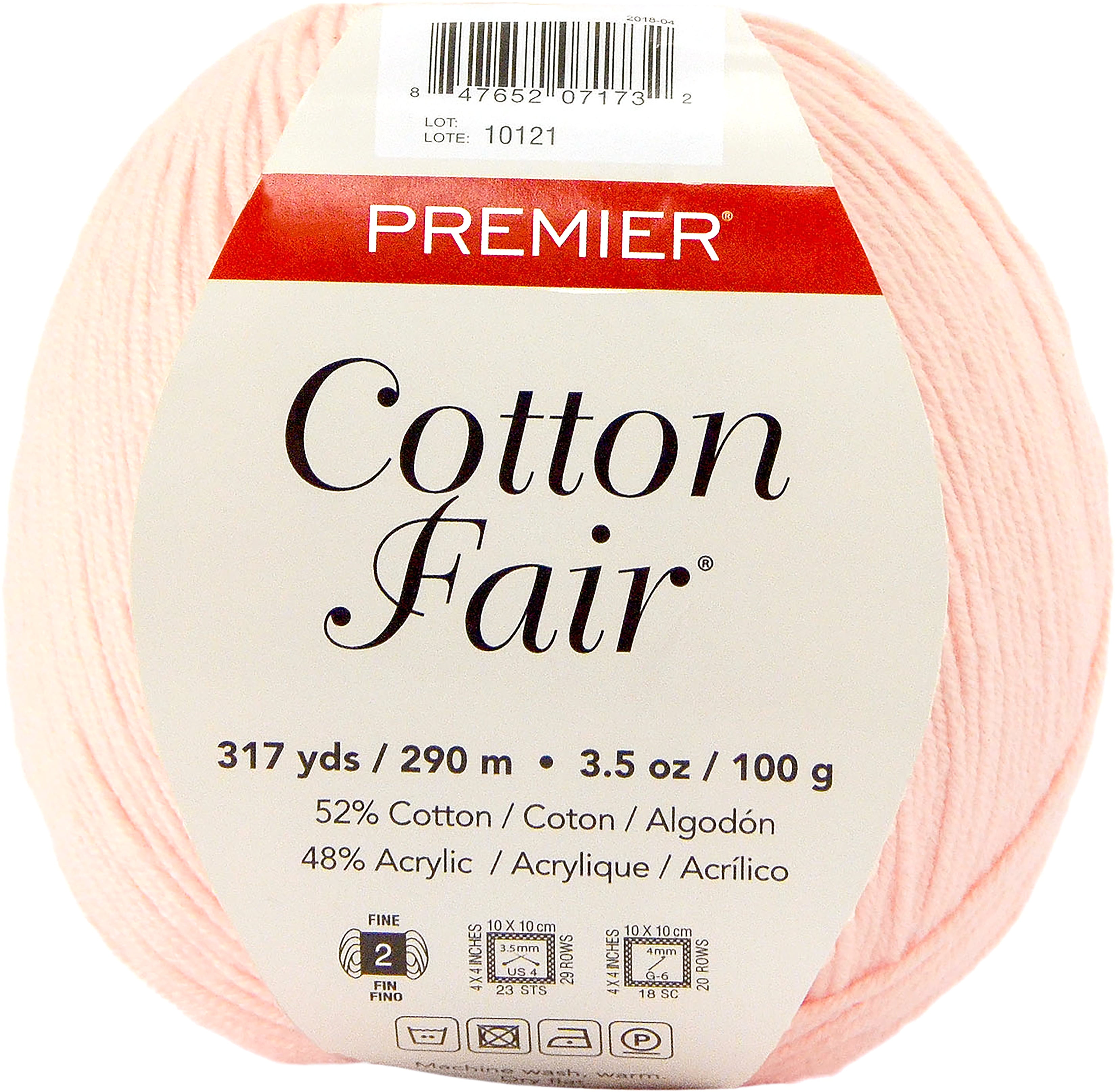 Premier Yarns 2727 Cotton Fair Solid YarnBlush