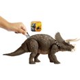 thumbnail image 5 of Jurassic World Triceratops Dinosaur Toy, Habitat Defender Figure, 5 of 5