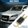 thumbnail image 3 of 5 Pcs ANS Fuses 200A Audio CD AFS Fuse Bolt on Fuse for Car Motorcycle Boat Durable Brass, 3 of 7