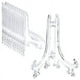 thumbnail image 1 of 24 Soportes de ExhibicióN de Placa de Caballete de PláStico para Bodas, DecoracióN del Hogar (Transparente, 5 Pulgadas), 1 of 5