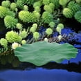 thumbnail image 4 of KAKOWELY 15Ud Hojas De Loto Flotantes Artificiales En Verde Para Ornamentos De Peceras Y Fuentes, 4 of 8