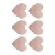 thumbnail image 2 of 6 manteles individuales con forma de corazón para San Valentín, con aislamiento térmico y decorativos. oro rosa, 2 of 9
