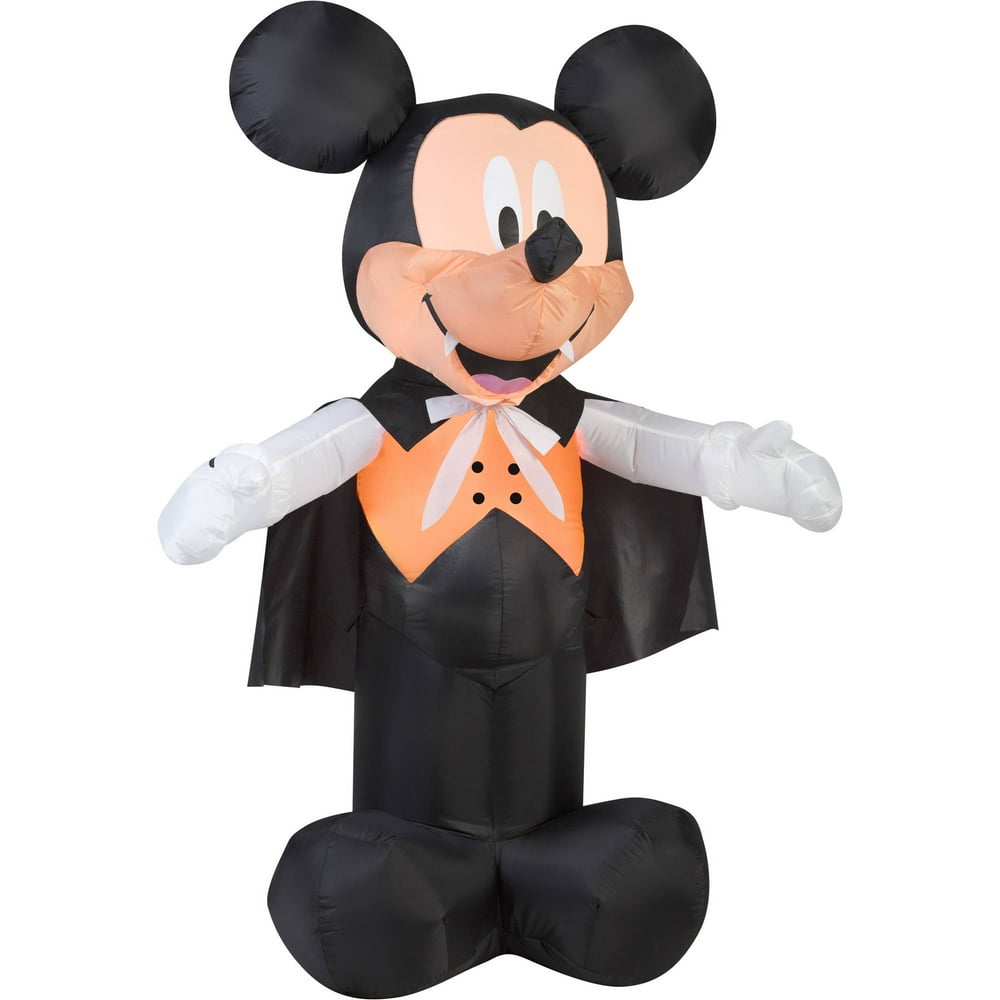 Gemmy Airblown Inflatable 5� X 3.5� Mickey Mouse Vampire Halloween
