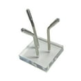 thumbnail image 4 of Pedestal del soporte de exhibición de roca de roca de lana de brazo de metal con soporte mineral de base acrílica para rocas Oficina de mesa de coral Estilo B, 4 of 8