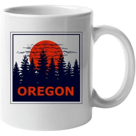 

Oregon Sunset Forest Novelty Ceramic Coffee Mug