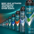 thumbnail image 4 of Degree Men Antiperspirant Deodorant Dry Spray 72-Hour Sweat and Odor Protection Icy Mint Deodorant For Men With Body Heat Activated® Technology, 3.8 oz, 4 of 10