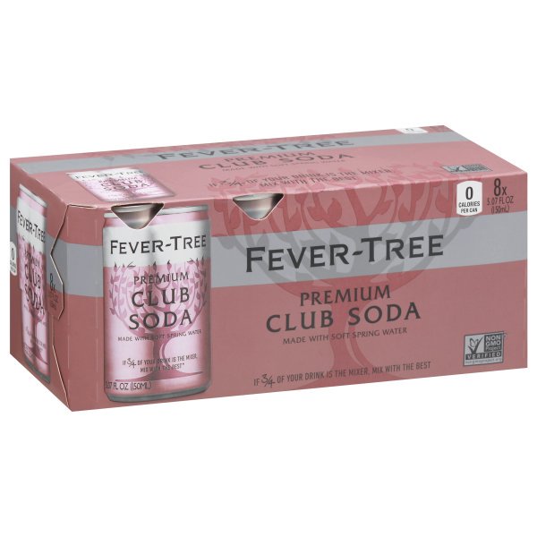 Fever Tree Club Soda Can 3/8pk