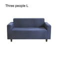 thumbnail image 2 of fastboy Solid Color Sofa Cover Elastic Couch Dust-proof Anti-slide Slipcover 1/2/3/4 Seater Covers Protector Full Coverage Navy L, 2 of 9