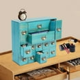 thumbnail image 5 of Vintage Apothecary Cabinet Dressers Label Holder Wooden 16 Drawers Organizer, 5 of 13