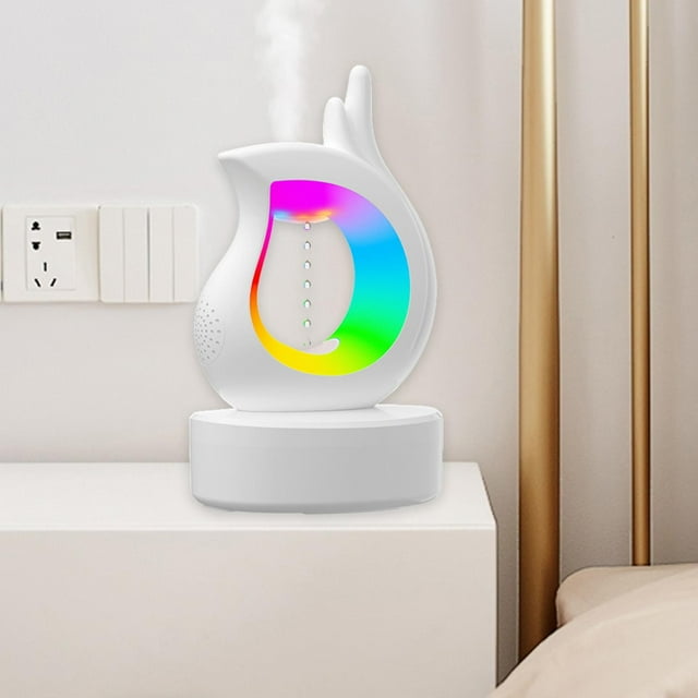 Humidificador antigravitatorio Macarena con altavoz de escritorio y luz LED colorida