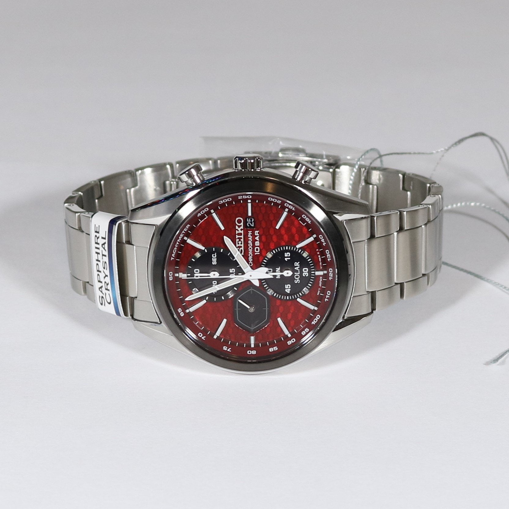 Seiko Chronograph Quartz Red Dial Men's Watch SSC771P1 