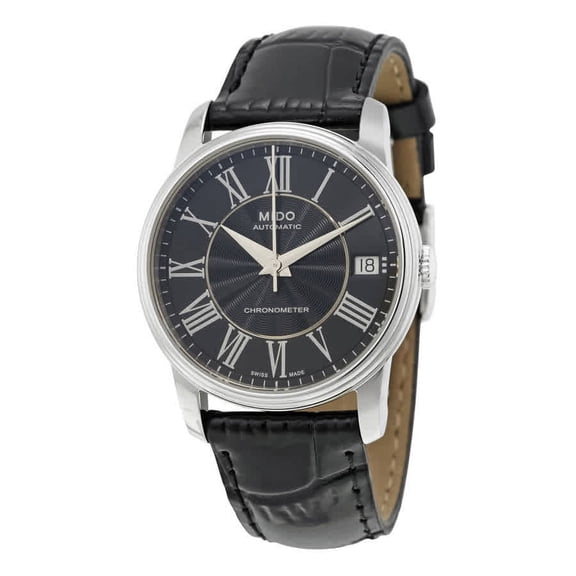 Mido Baroncelli III Automatic Black Dial Ladies Watch M0102081605320