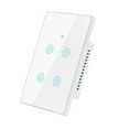 thumbnail image 1 of Interrupteur Tactile Mural Intelligent WiFi US Fonctionne avec Homekit Fil Neutre Double Mode, 1 of 7
