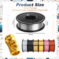 thumbnail image 2 of Filamento para impresora 3D Pangda 1.75 mm PLA multicolor 1.5 kg, 2 of 7