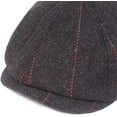 thumbnail image 6 of CoCopeaunts Newsboy Hats for Men Beret Vintage Retro Octagonal Newsboy Cap Autumn Winter Artist Painter Plaid Beret Hat, 6 of 7