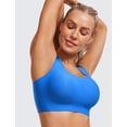 thumbnail image 4 of Sostén Deportivo CRZ YOGA Flex Sculpt con Espalda Cruzada y Soporte Medio Azul M, 4 of 6