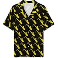 thumbnail image 3 of PRIYAL Ensemble de Pyjama à Manches Courtes pour Hommes Satin Soie 2 Pcs, 3 of 6