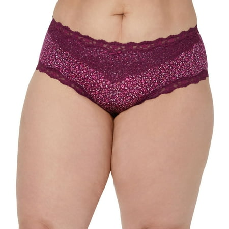 Maidenform® Cheeky Hipster Underwear 40823 Color: Orchid Ditsy Print Size: 8