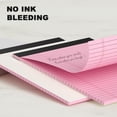 thumbnail image 4 of AllWays Plaza Pink Legal Pad Note Pads 8.5 x 11 inch, Wide Ruled Clear Print Writing Pads 30 Sheets/Pad, 20lb Colored Paper, Perforated Notepad with Sturdy Back (3 Pads Pink), 4 of 12
