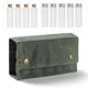 thumbnail image 1 of Irfora Bolsa de almacenamiento de botella de condimentos para acampar portátil Mini bolsa de botella de almacenamiento de condimentos de lona con 9 botellas para cocinar barbacoa al aire libre Irfora Bolsa de almacenamiento, 1 of 7