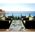 thumbnail image 6 of Harbor 4211 Ivory/Teal Palms Area Rug, Size - 7'6" Round, 6 of 7
