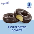 thumbnail image 3 of Entenmann's Rich Frosted Donuts, 8 count, Chocolate Dipped Donuts, 15 oz Box, 3 of 8