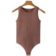 thumbnail image 1 of Mono moldeador de talla grande Body que adelgaza el abdomen Traje moldeador de cuerpo Pantalones con frunces en el pecho y frunces abiertos, 1 of 6
