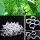 thumbnail image 2 of CHAO 100 clips de soporte para plantas trepadoras, abrazaderas para plantas para verduras, tomates, vides, color blanco, 2 of 5