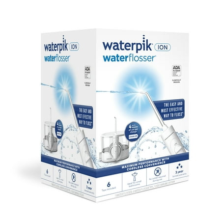 Waterpik ION Cordless Countertop Water Flosser - White